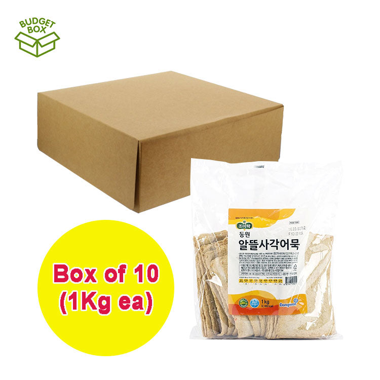 [Dongwon] Joylock Square Fish Cake 1kg (Box of 10) – Budget Box